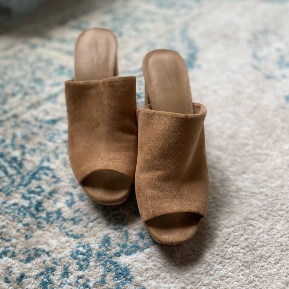 Suede Platform Sandal